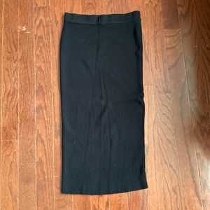 Black Zara Knit Sweater Midi Skirt new w/o tags